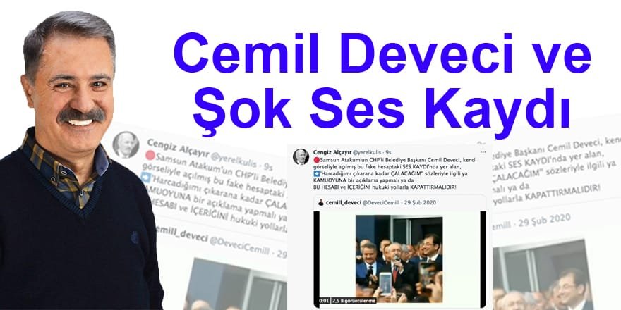 Cemil Deveci ve Şok Ses Kaydı - samsun haber