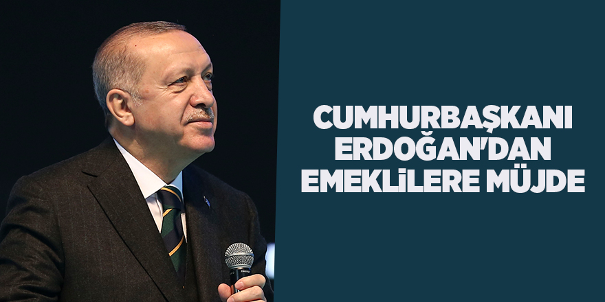 Cumhurbaşkanı Erdoğan'dan emeklilere müjde - samsun haber