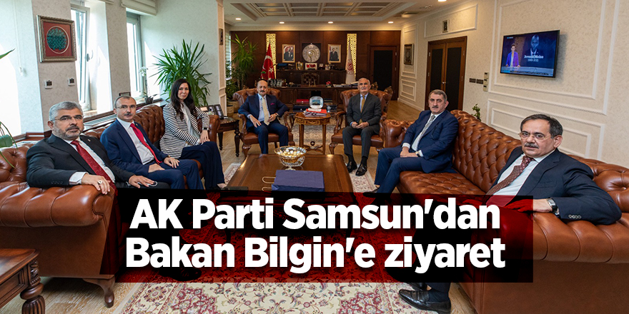 AK Parti Samsun'dan  Bakan Bilgin'e ziyaret - samsun haber