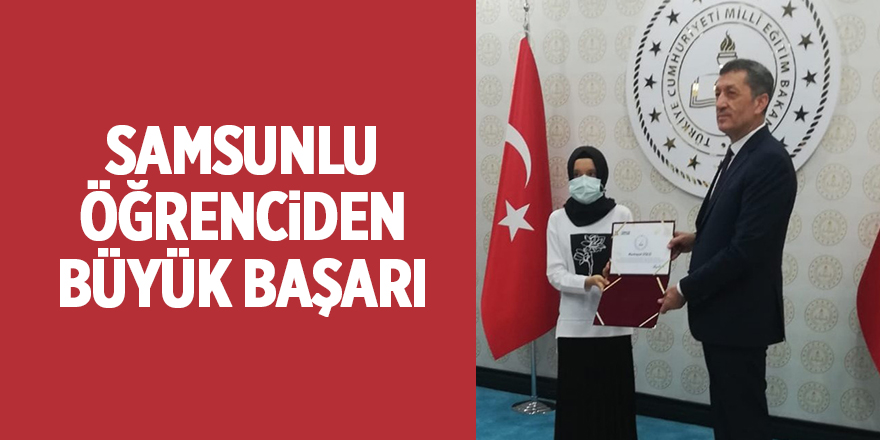 Resim yarışmasında Türkiye ikincisi oldu - samsun haber