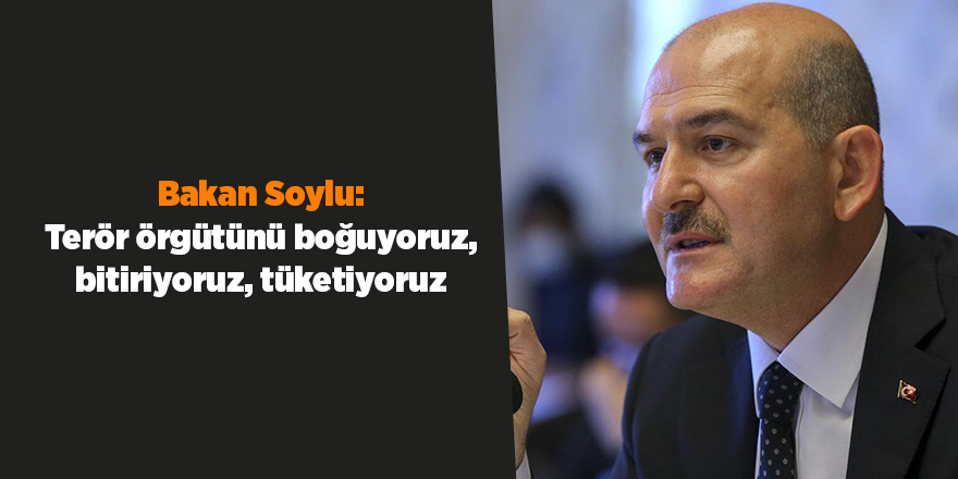 Bakan Soylu: Terör örgütünü boğuyoruz, bitiriyoruz, tüketiyoruz - samsun haber