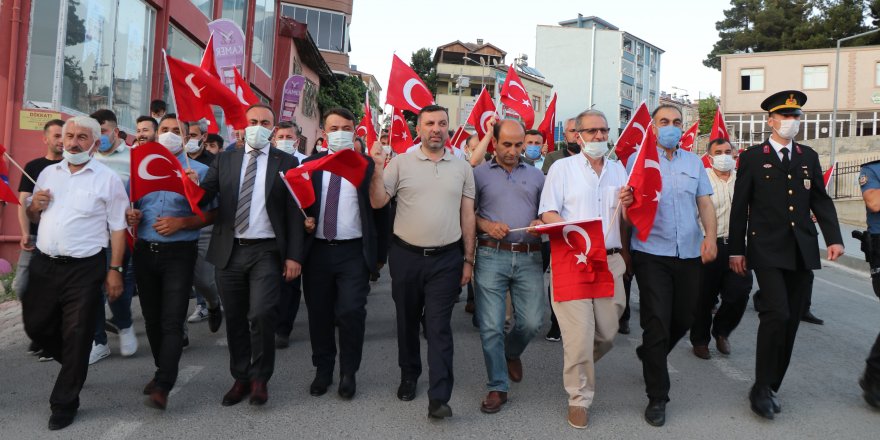 Kavak 15 Temmuz'da tek yürek oldu - samsun haber