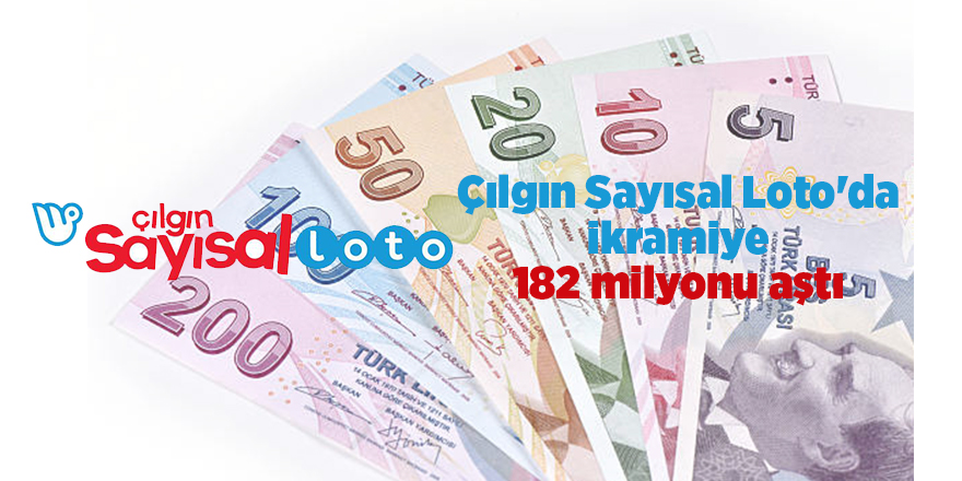 Çılgın Sayısal Loto'da ikramiye 182 milyonu aştı - samsun haber