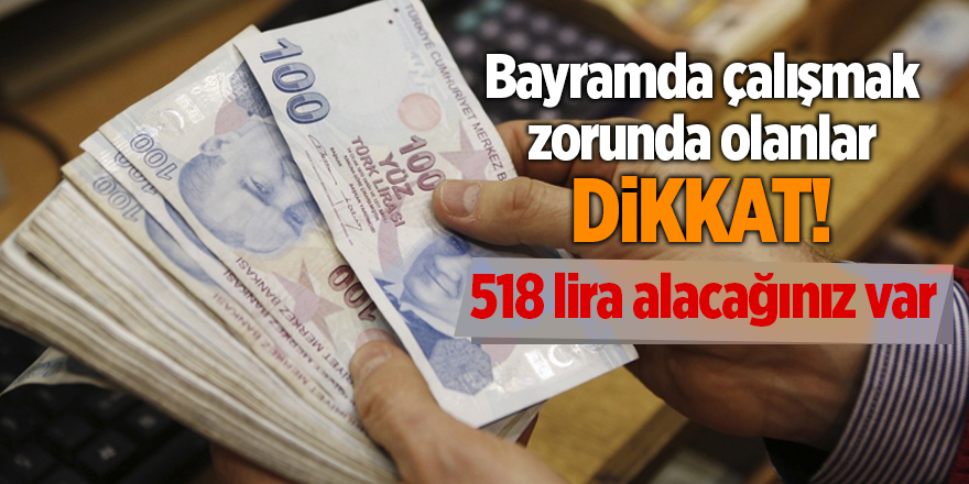 Bayramda çalışmak zorunda olanlar dikkat! - samsun haber