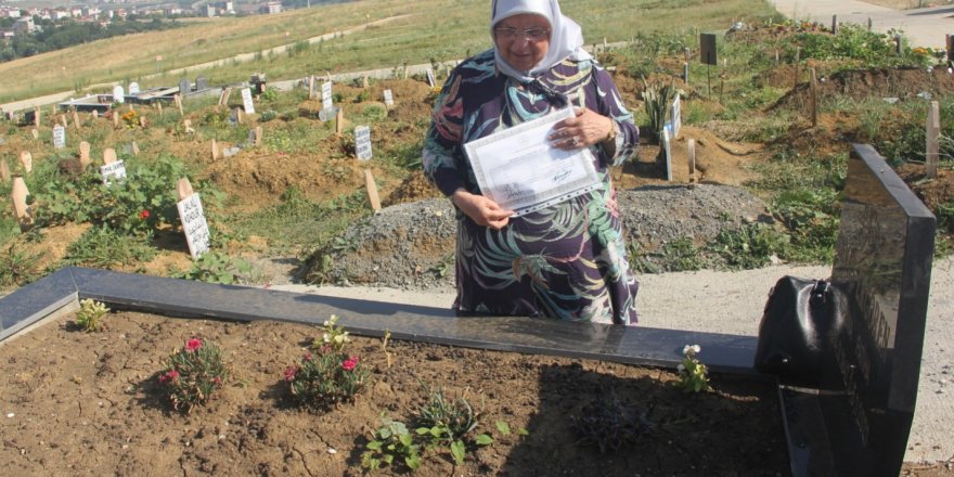 Samsun'da  75 yaşında liseden mezun oldu - samsun haber