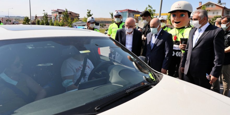 İçişleri Bakan Yardımcısı Erdil'den Samsun'da trafik denetimi