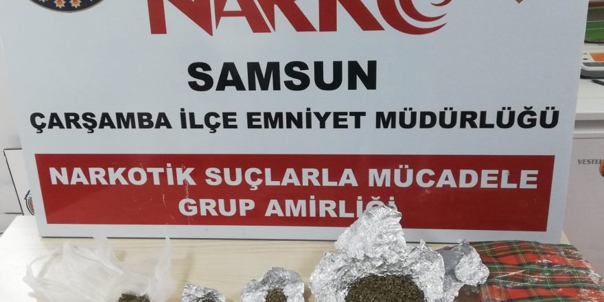 Samsun'da üst aramasında uyuşturucuyla yakalandı - samsun haber