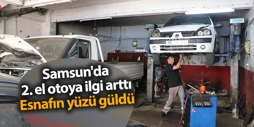 Samsun'da 2. el otoya ilgi arttı Esnafın yüzü güldü - samsun haber