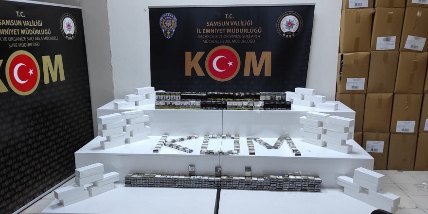 Samsun'da kaçakçılık operasyonu - samsun haber