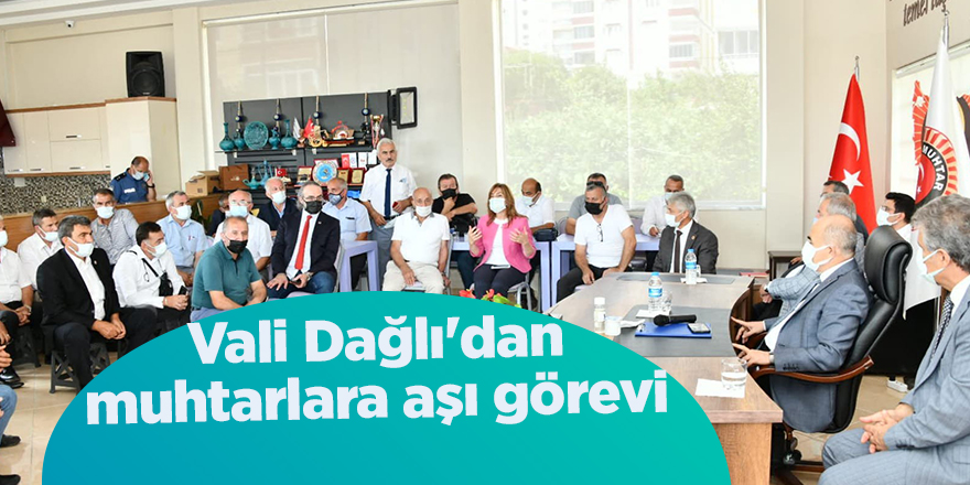 Vali Dağlı'dan muhtarlara aşı görevi - samsun haber