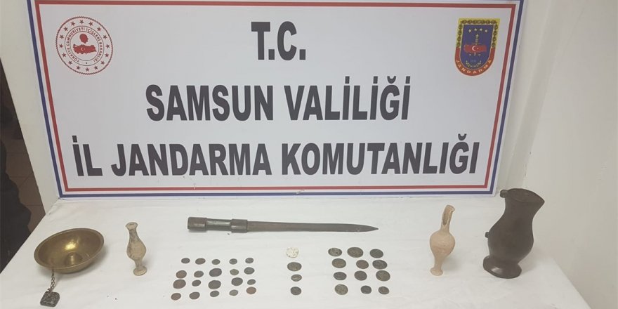 Samsun'da kaçakçılık operasyonu! 35 adet sikke ele geçirildi - samsun haber