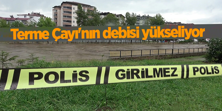 İlçede sel anonsları yapılamaya başlandı - samsun haber