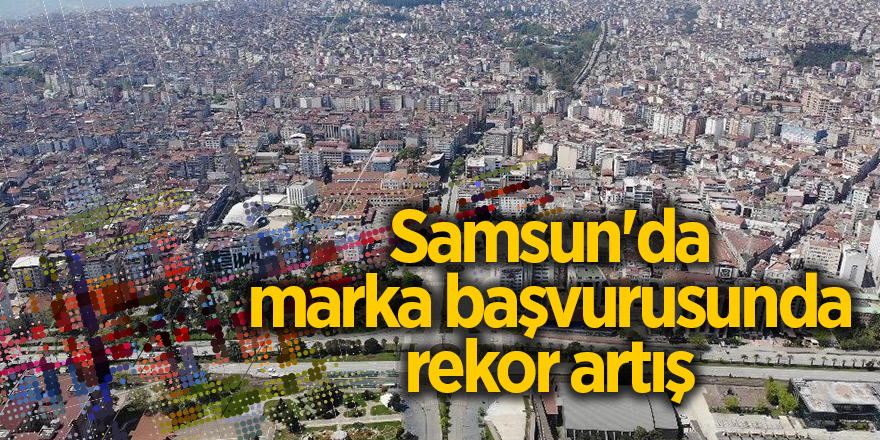 Samsun'da marka başvurusunda rekor artış - samsun haber