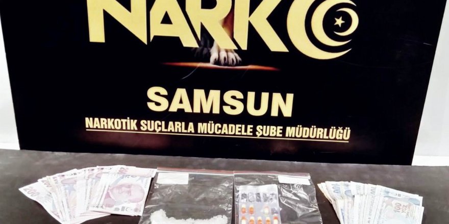 Samsun'da uyuşturucuyla yakalanan 2 şahıs gözaltında - samsun haber