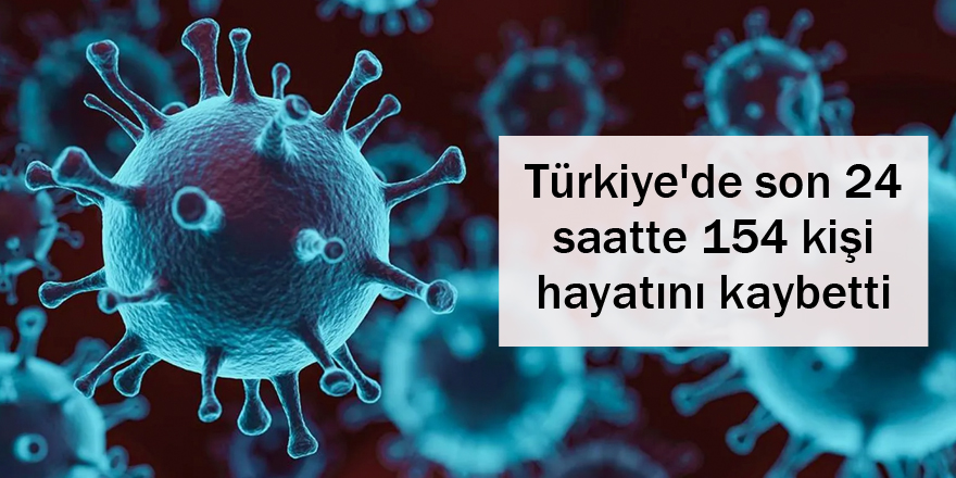 Türkiye'de son 24 saatte 154 kişi hayatını kaybetti