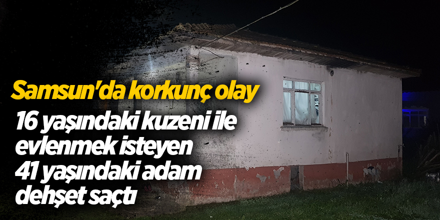 Samsun'da korkunç olay - samsun haber