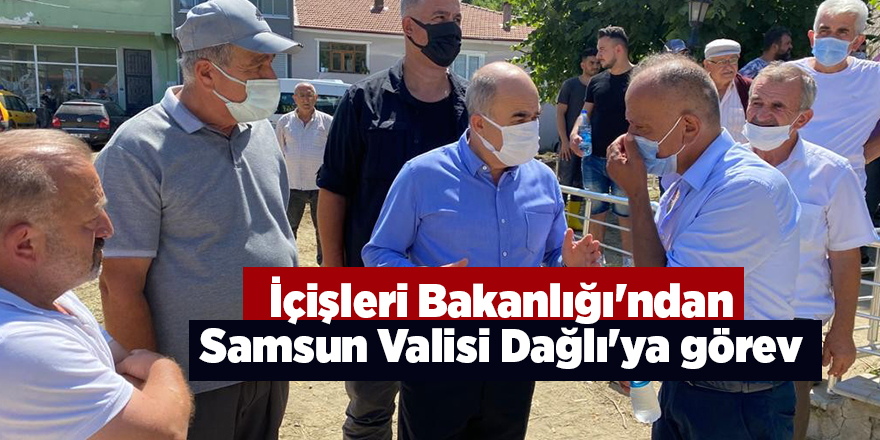 İçişleri Bakanlığı'ndan Samsun Valisi Dağlı'ya görev - samsun haber