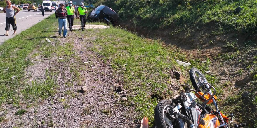 Samsun'da motosiklet sürücüsü kazada can verdi - samsun haber