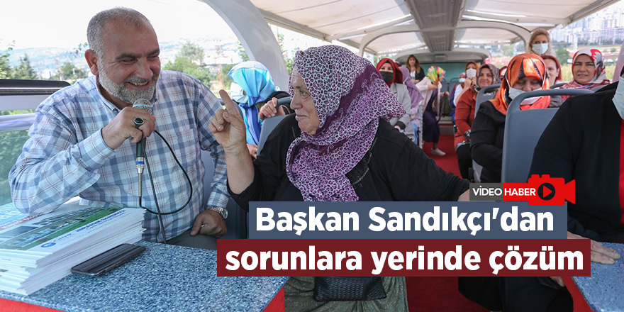 Başkan Sandıkçı'dan sorunlara yerinde çözüm - samsun haber