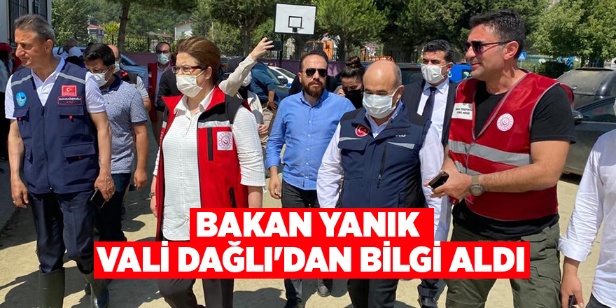 Bakan Yanık  Vali Dağlı'dan bilgi aldı - samsun haber