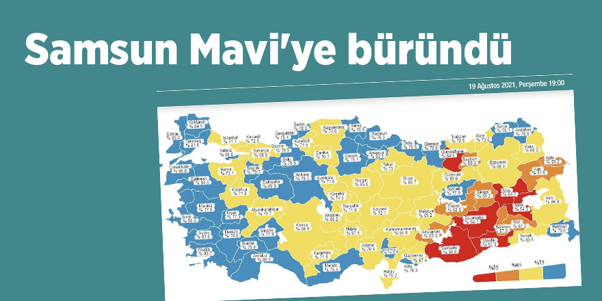 Samsun Mavi'ye büründü - samsun haber