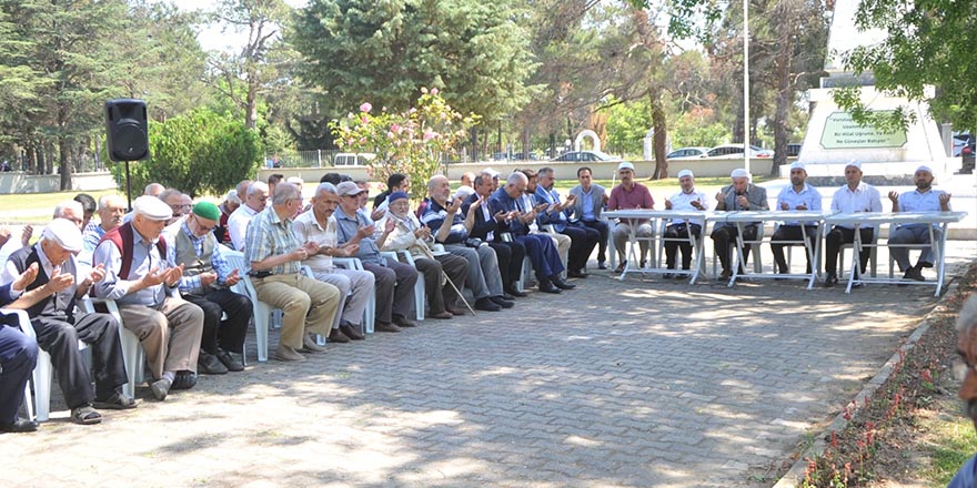 Bafra'da şehitler dualarla anıldı 