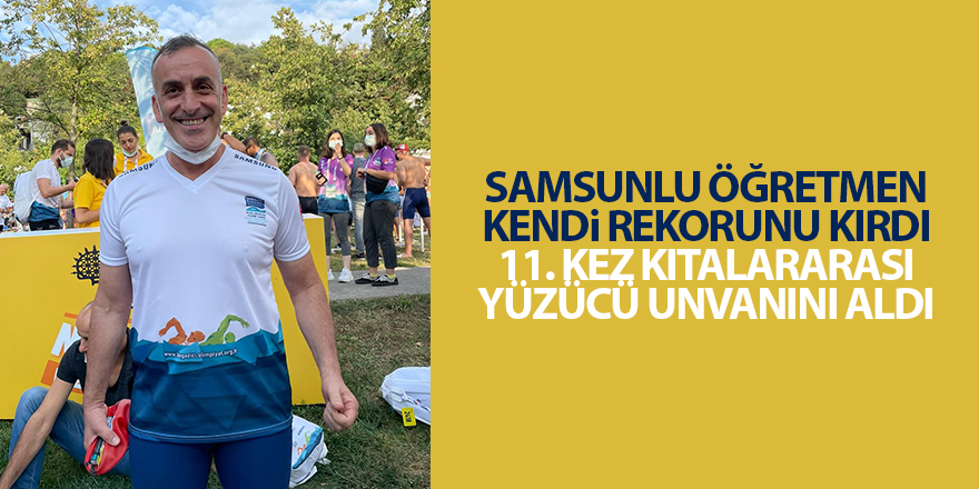 Samsunlu öğretmen kendi rekorunu kırdı - samsun haber