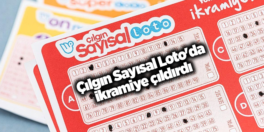 Çılgın Sayısal Loto'da ikramiye çıldırdı 