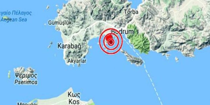 Bodrum'dan yeniden 5.3'lük deprem korkuttu