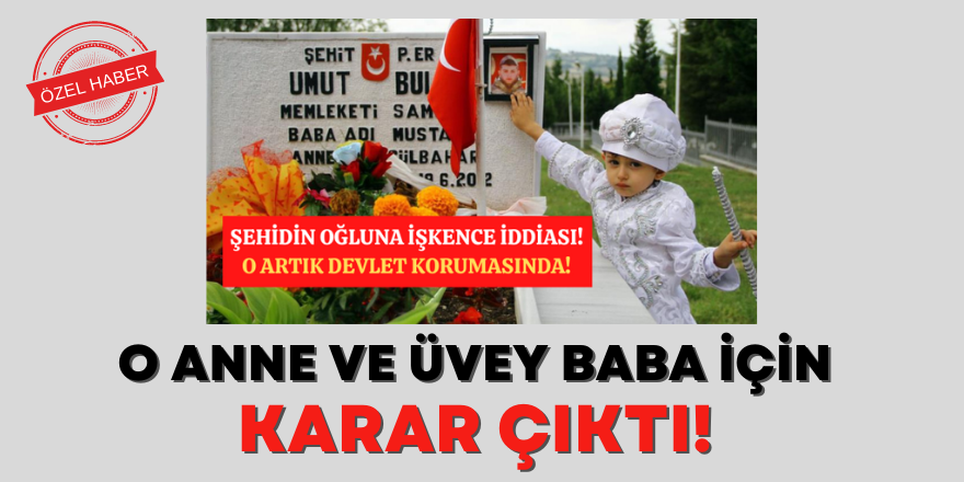 Şehit çocuğu olayından sıcak gelişme!