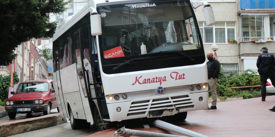 Samsun'da tehlikeli yokuşta yine trafik kazası - samsun haber