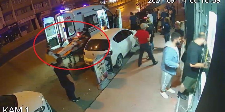 Samsun’da bıçakla yaralama anı güvenlik kameralarına yansıdı - samsun haber