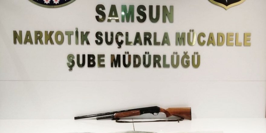 Samsun'da bir kişi 13 kilo 894 gram esrarla yakalandı - samsun haber