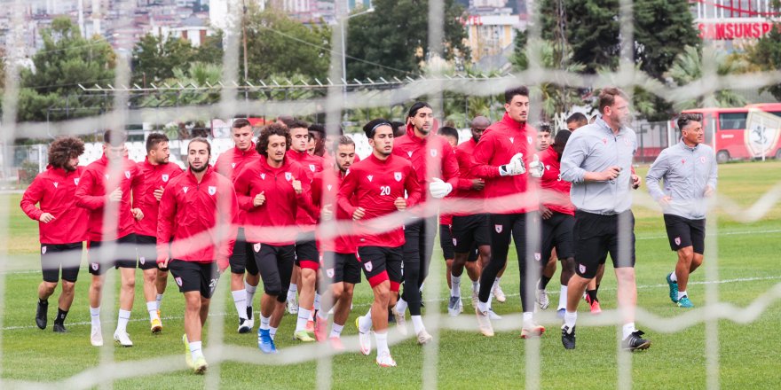 Samsunspor Denizlispor hazırlıklarına başladı