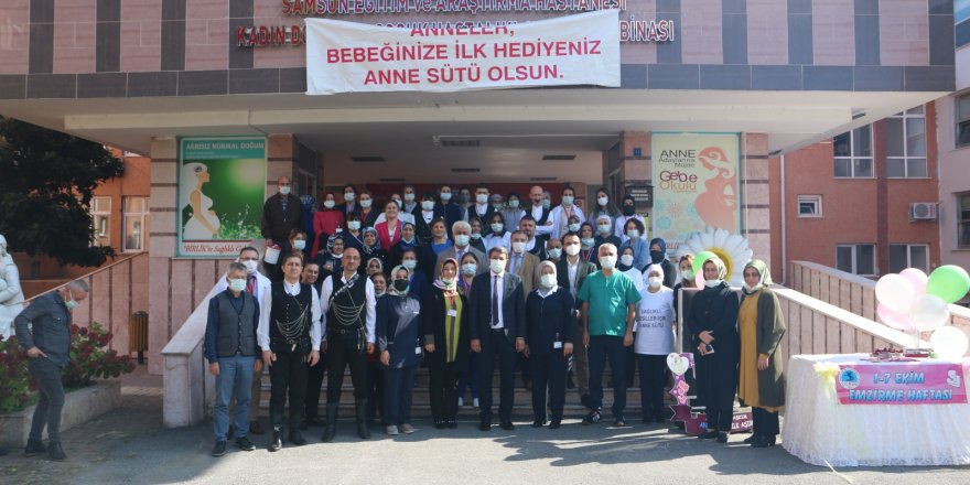 Samsun'da anne adaylarına emzirmenin önemi anlatıldı