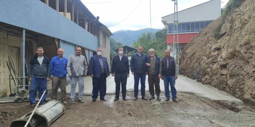 Salıpazarı'nda yol çalışmaları aralıksız sürüyor - samsun haber