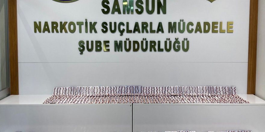 Samsun'da binlerce uyuşturucu hap ele geçirildi - samsun haber