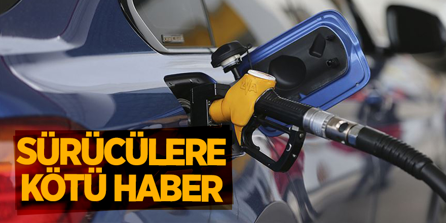 Sürücülere kötü haber