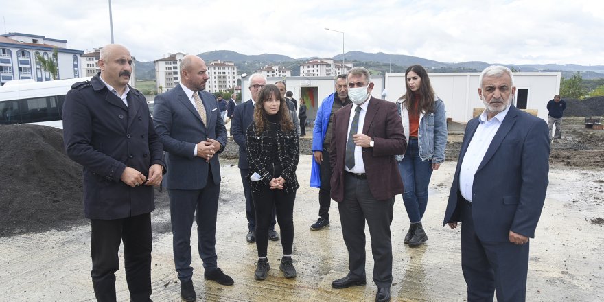 Köktaş ve Togar Tekkeköy'de incelemelerde bulundu - samsun haber