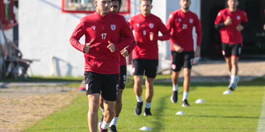 Samsunspor Bandırmaspor maçına hazırlanıyor