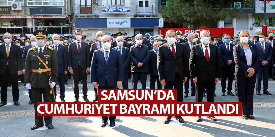 Samsun’da Cumhuriyet Bayramı kutlandı - samsun haber