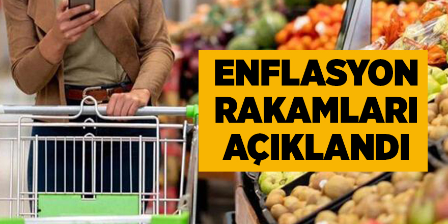 Enflasyon rakamları açıklandı