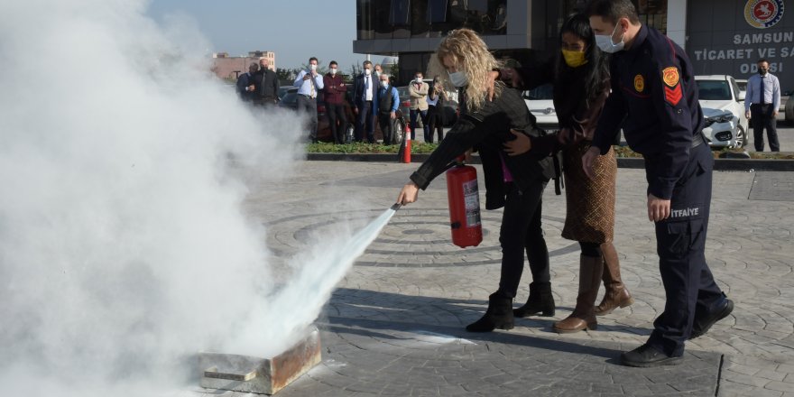 Samsun TSO personeline ‘Yangın’ eğitimi - samsun haber