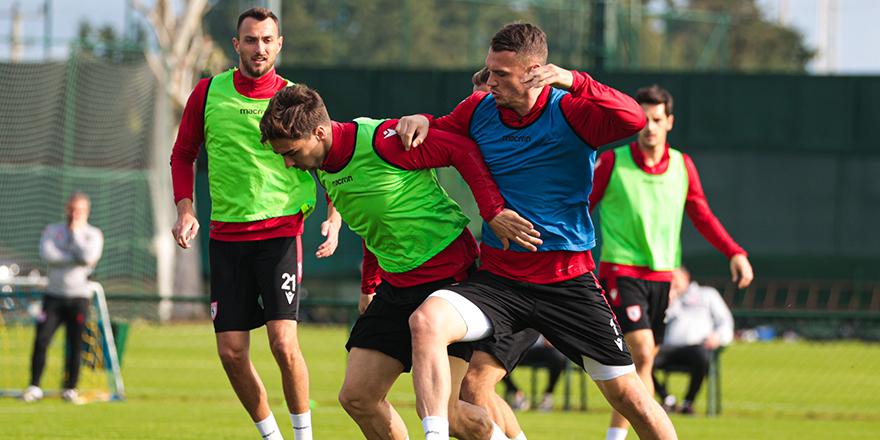 Samsunspor'dan sabah antrenmanı - samsun haber