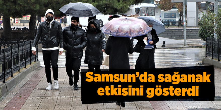 Samsun’da sağanak etkisini gösterdi - samsun haber