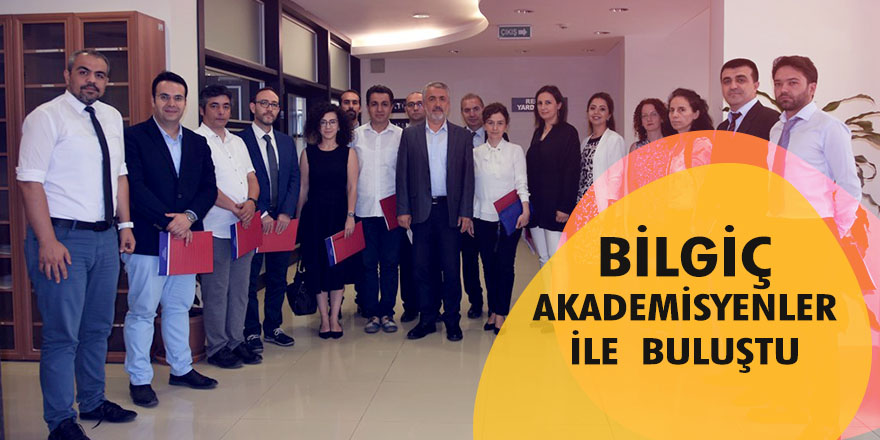 Unvanda yükselen akademisyenler Rektör Bilgiç ile buluştu