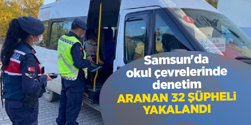 Samsun'da okul çevrelerinde denetim - samsun haber