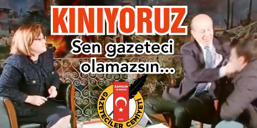 Sarıkaya'yı gazeteci olarak tanımıyoruz