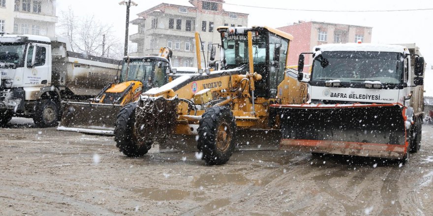 Bafra'da kara karşı tedbirler alındı - samsun haber