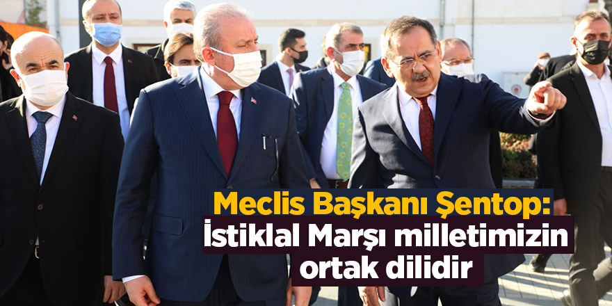 Meclis Başkanı Şentop:  İstiklal Marşı milletimizin ortak dilidir - samsun haber